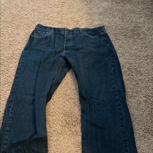 Levi's Dark Blue Straight Jeans